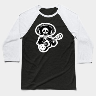 Mariachi - Day of the Dead Baseball T-Shirt